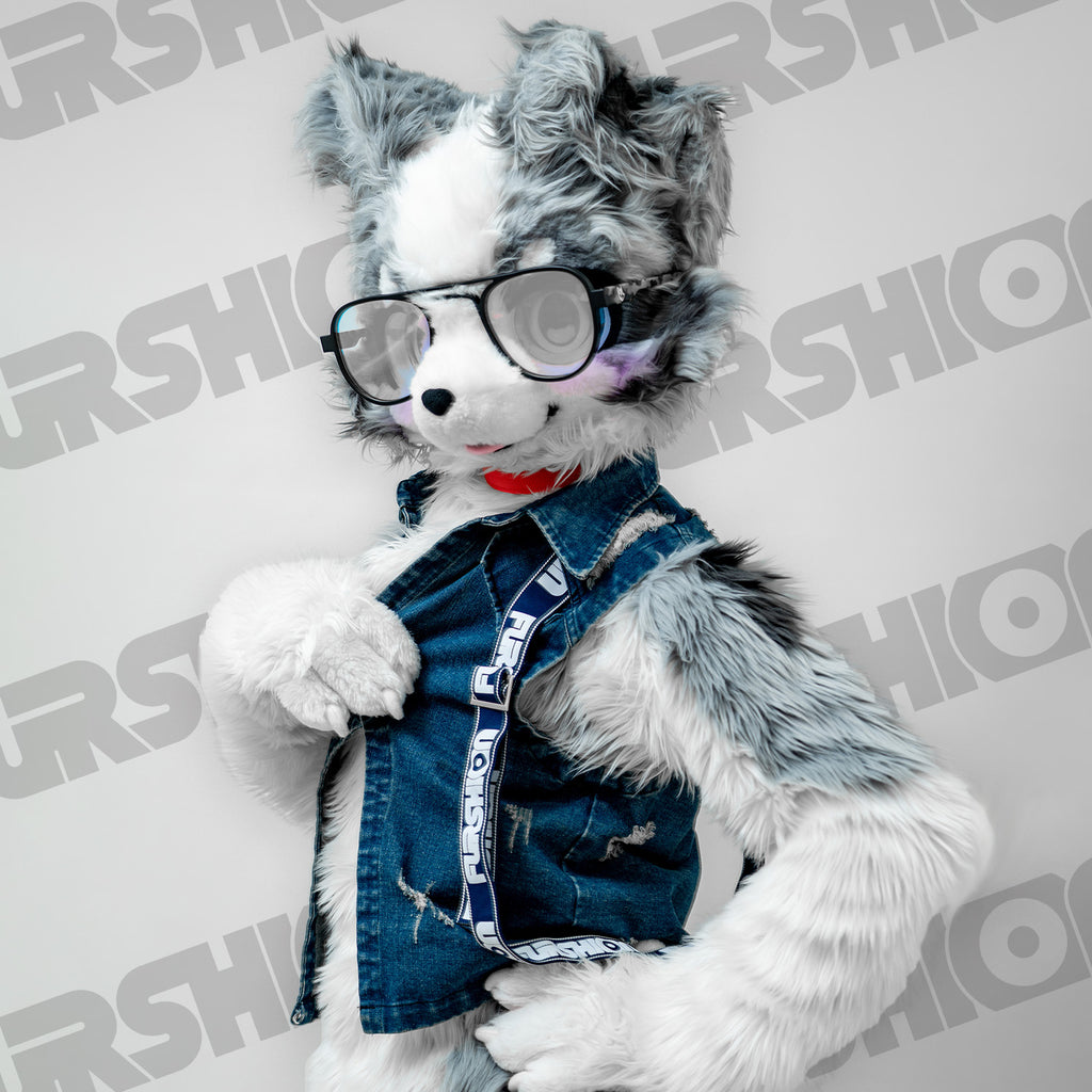 福森Furshion Denim Webbing Vest