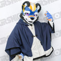 フード付きマントシャツ