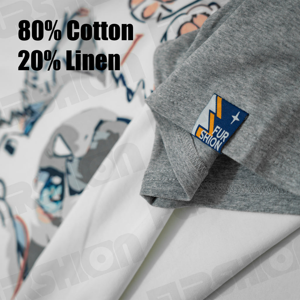 Puppy Sublimation-Print T-Shirt