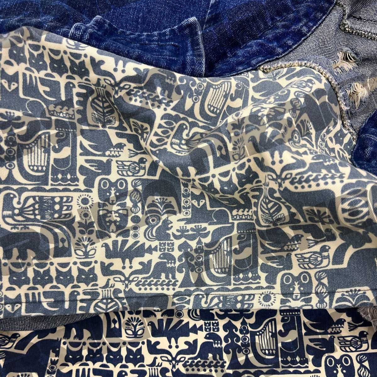 福森Furshion Denim Webbing Vest