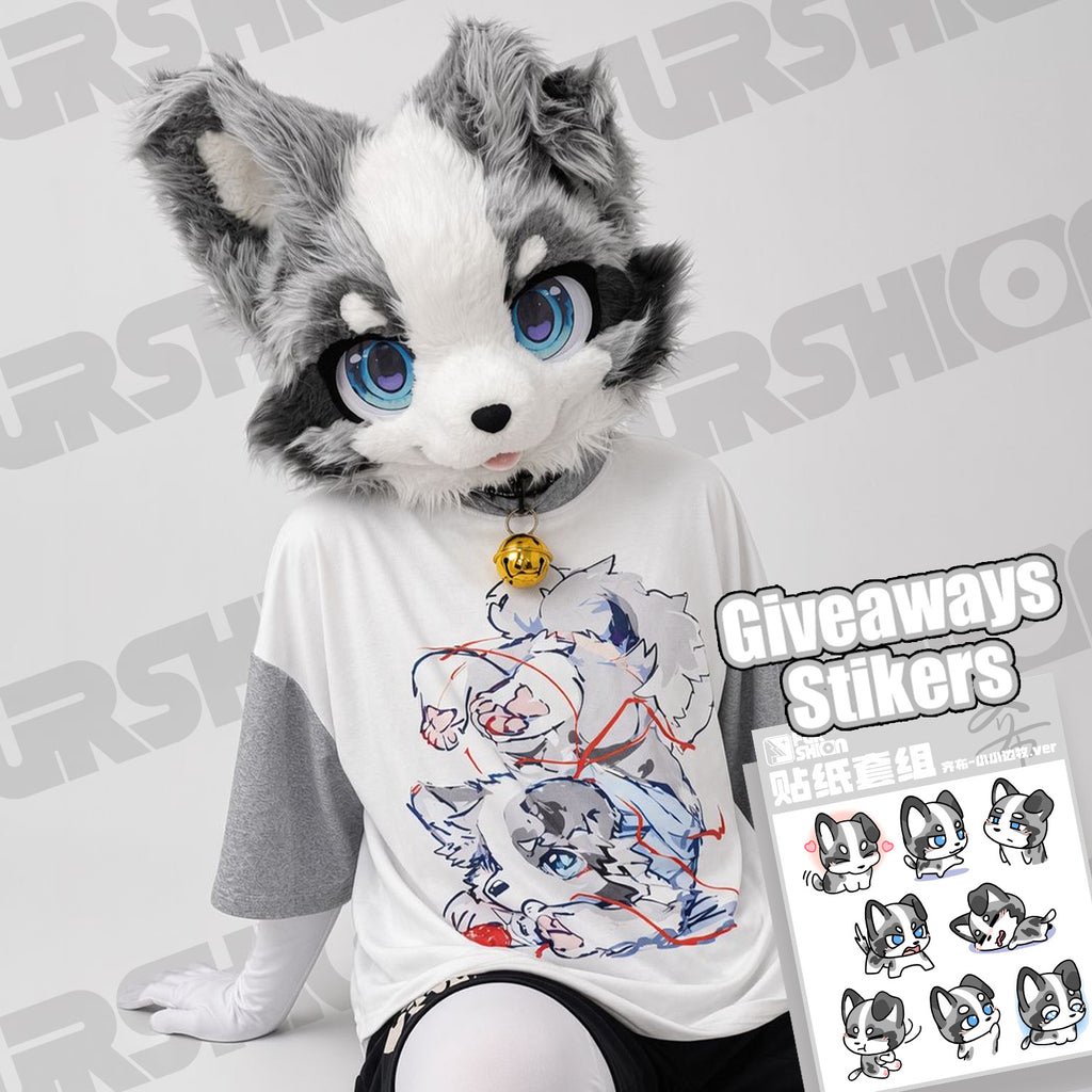 Puppy Sublimation-Print T-Shirt